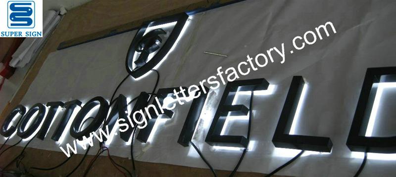 halo illuminated LED letter signage